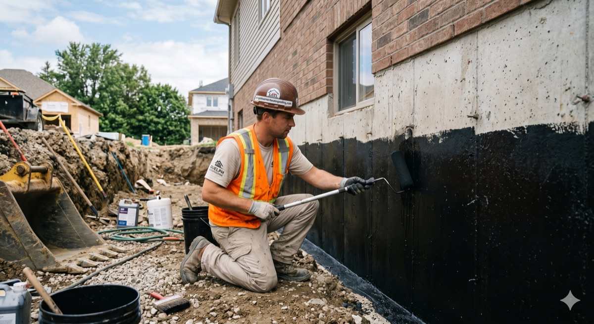 Basement waterproofing in Guelph